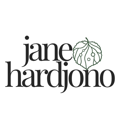 jane hardjono wordmark and kawakawa logo
